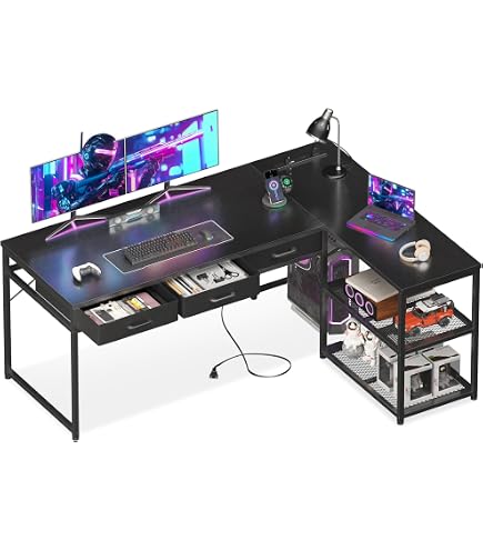 Amazon.co.jp: IKEA BEKANTコーナーデスク右、160x110cm、ブラック