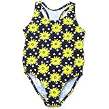 [Dailyday] 女の子 水着 ワンピース水着 キッズ 子供 ジュニア プール スイミングウェア 女の子 ワンピース 水遊び着 ビーチ用品 スイムスーツ 可愛い ガールズ 花柄2-8歳 速乾性 温泉 海水浴