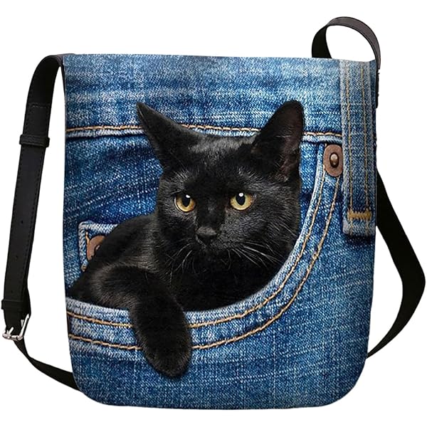 Amazon | N//A ショルダーバッグ レディース ねこ 2WAY PUレザー 猫 斜