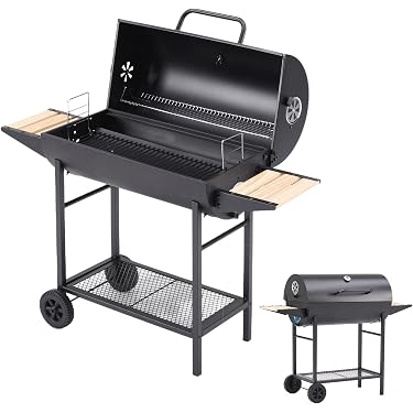 本格バーベキューコンロ 燻製器 2ルーム 8-12人用 BBQ コンロ Amazon.co.jp
