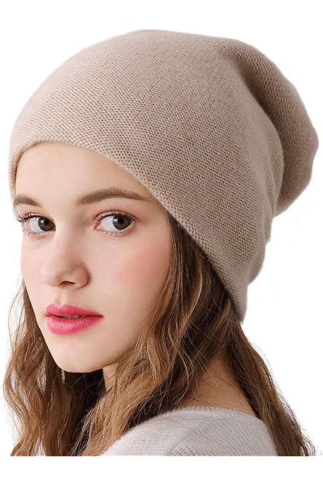 Pure Cashmere Slouchy Beanie 