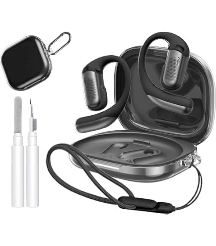 Amazon | For Shokz OpenFit Pro ケース カバー クリア 透明 YAJOJO