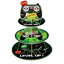 31-Piece Video Game Happy Birthday Cupcake Toppers – Gaming Party Decor, Cake Picks, Backdrop For Boys Kids - View #7