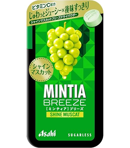 Amazon | アサヒグループ食品 ミンティアブリーズ フレッシュグレープ