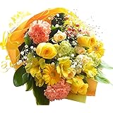 ビタミン系カラーのボリューム花束 誕生日 記念日 結婚祝い 発表会 卒業式 クリスマス 花 ギフト フラワーギフト プレゼント