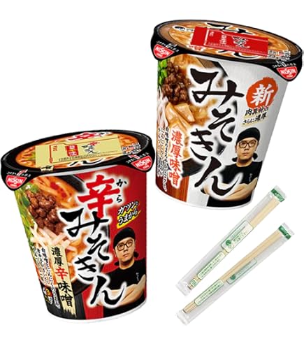 Amazon.co.jp: 【販路限定品】日清食品 HIKAKIN PREMIUM みそきん 濃厚