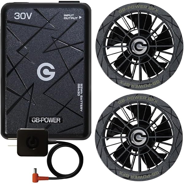 Amazon.co.jp: [GB-POWER] ファン付きベスト 24V ファンセット 単品