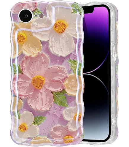 Amazon.co.jp: iPhone 8 用 カバー スマホケース 花柄 デイジー