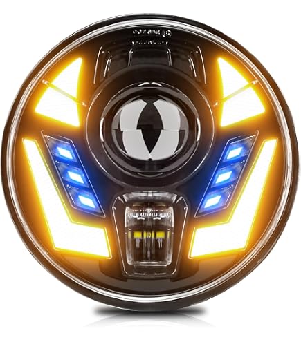 SPHERE LIGHT, made in Japan, LED headlight for motorcycles, RIZING