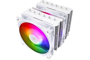 Thermalright Peerless Assassin 120 SE ARGB White V3 CPU Air Cooler, 6 Copper Heat Pipes, Double Tower and Double ARGB Fans, 1