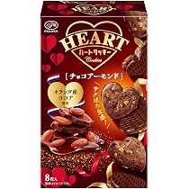 Amazon.co.jp: 不二家 ハートクッキー（チョコアーモンド） 8枚×5個