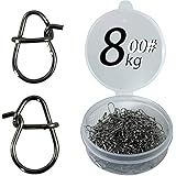 Amazon Seasky エイトロックスナップ お徳50個セット 強力 両開きスナップ 高強度耐腐食 ルアー スナップ スイベル 釣り 仕掛け 0 50個ｾｯﾄ Seasky スイベル スナップ