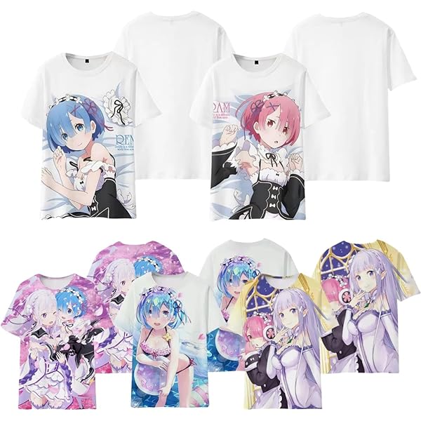 Amazon.co.jp: Re:ゼロから始める異世界生活 フルカラー Tシャツ vol.4