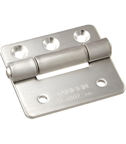 Amazon | タキゲン ステンレス 重量用平型蝶番 穴あき B-1001-16H | 平