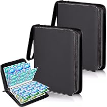 Amazon.co.jp: Cosrogo 2パックカードファイル,9つのポケットに1800枚