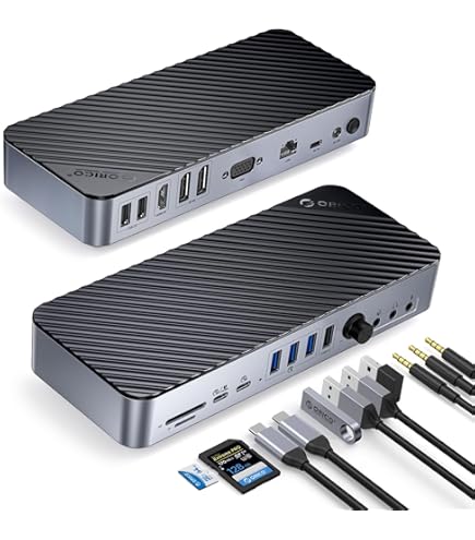 Amazon | WAVLINK USB C デュアル4Kドック 65WノートPC充電対応