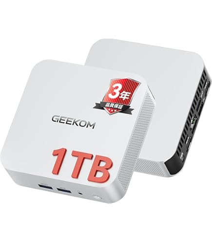 Amazon.co.jp: GEEKOM A5 Pro Mini PC、AMD Ryzen 5 7430U(6C/12T