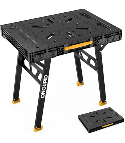 Express Folding Worktable, Easy Setup Portable Folding Workbench