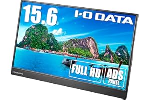 アイ・オー・データ IODATA モバイルモニター 15.6インチ フルHD ADSパネル (4ms/PS4/Xbox/Switch/PC対応/MiniHDMI/USBーC/土日サポート/日本メーカー) EXーLDC161DBM