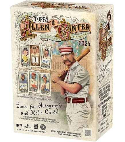 Amazon.co.jp: 2023 Topps Allen & Ginter 野球ホビーボックス 1箱24 