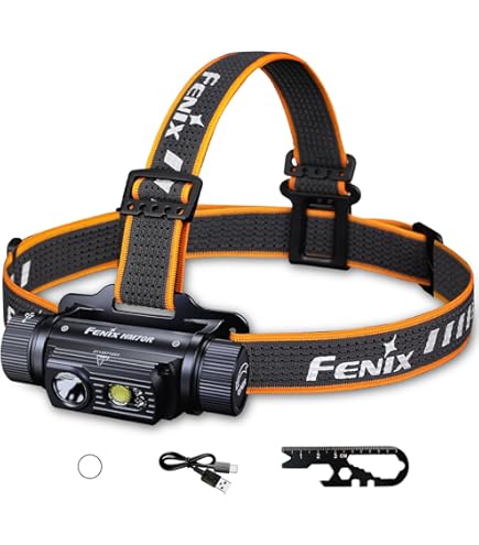 Amazon.co.jp: Fenix HM71R ヘッドライト 充電式 2700ルーメンの高輝度
