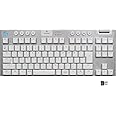 Logicool G PRO ゲーミングキーボード G913-TKL-TCWH テンキーレス タクタイル 茶軸 TKL 薄型 22mm 確かな打鍵感 GLスイッチ 無線 ゲーミング キーボード メカニカルキーボード 日本語配列 LIGHTSYNC R