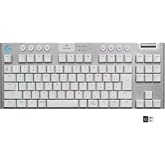 Refurbished Logicool G Gaming Keyboard, Tenkeyless, Wireless, G913 TKL, White, Thin, GL Switches, Tactile, Japanese Layout, L