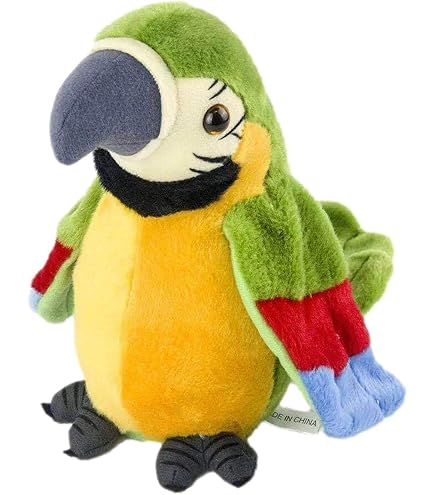 Amazon.co.jp: chengcheng しゃべる ぬいぐるみ 鳥 オウム 動き