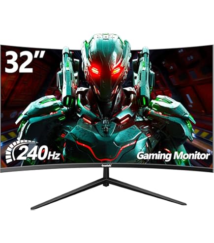 Amazon.co.jp: KTC 32インチ 湾曲ゲーミングモニター 240Hz 1500R