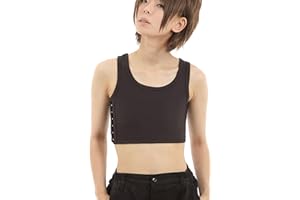 [minette earth] 「ミネットアース」ナベシャツ 胸つぶし ショート丈 さらし バスト 補正 胸を 小さく 見せる 補正 下着 着物 フック＆ゴム