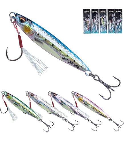 Amazon.co.jp: ショアジギング メタルジグセット スロージギング