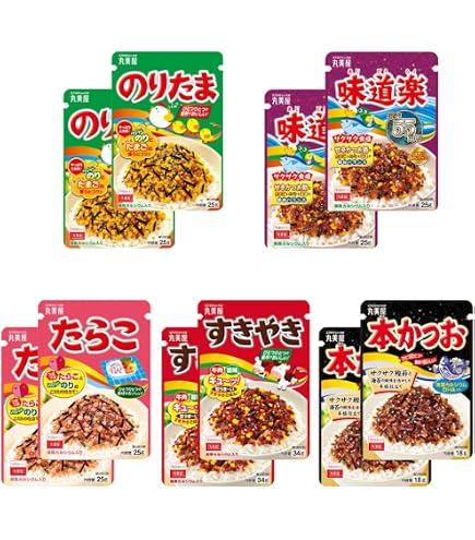 Amazon.co.jp: 丸美屋 のりたま(ふりかけ) 大袋 52g×10個 : 食品・飲料