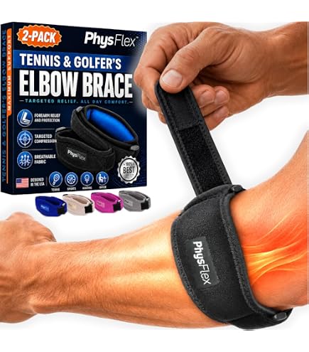 Amazon | Breg HEX Adjustable Hinged Elbow Brace (Medium) by Breg