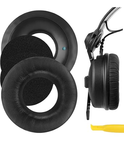 Amazon | ゼンハイザー HD25 用 1 ペア ヘッドホン イヤーパッド