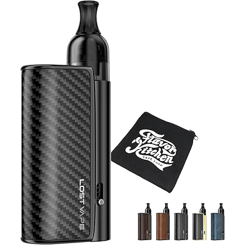 【コンパクト】LOST VAPE Thelema Nexus Mini｜ロストベイプ セレマ ネクサス ミニ｜超コンパクト×洗練デザイン｜最大25W出力＆OLED画面搭載｜FlavorKitchenオリジナルミニポーチ付属｜VAPE 電子タバコ スタ