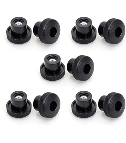 Uxcell M10 X 30mm Male Thread Clamping Handle / Star Knob | Screw Knob For Machinery, Jigs, And Fixtures