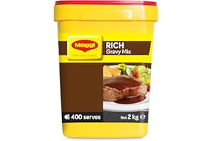MAGGI Classic Rich Gravy Mix, 2kg (Makes 20 Litres, 400 Serves) (Packaging May Vary)