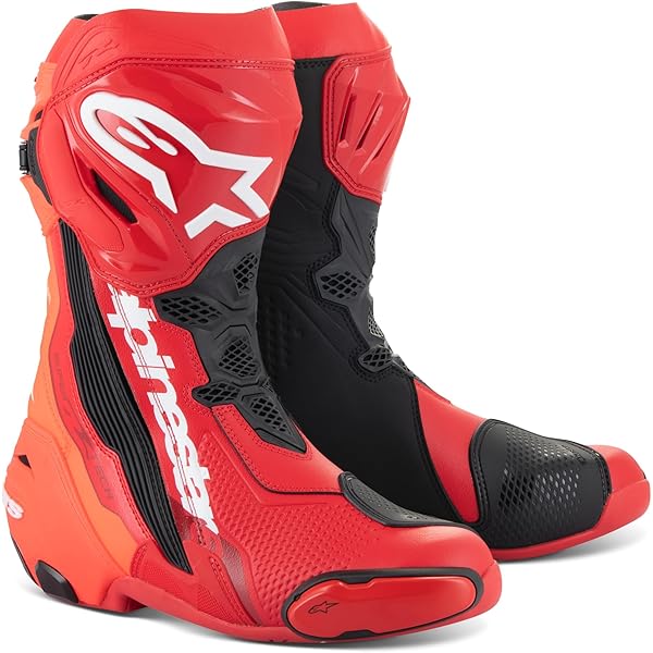 Amazon.co.jp: Alpinestars SUPERTECH-R BOOT Bike Boots Bright Red