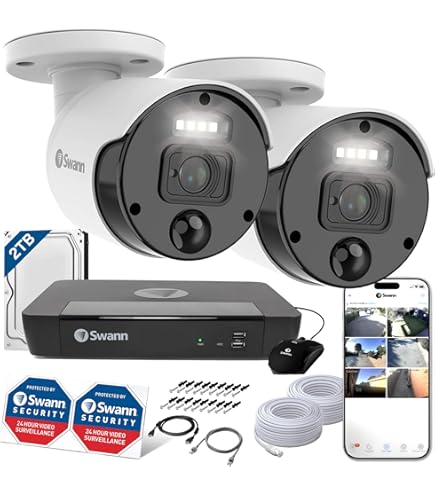 Amazon.co.jp: 【日本正規代理店】SWANN 4K AHD アナログカメラ BNC
