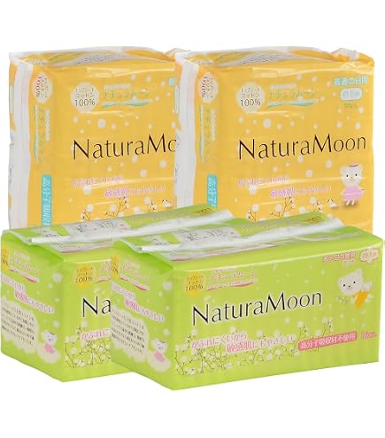 ナチュラムーン　NaturaMoon　多い日の昼用　羽つき　普通の日用　羽なし Amazon.co.jp: OS-N ナチュラムーン 生理用ﾅﾌﾟｷﾝ(普通の日用)24個入り