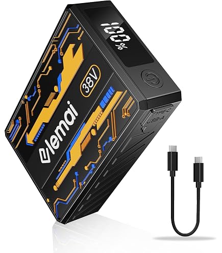 Amazon.co.jp: [elemai] 48V/42V/28V超高出力 ファンバッテリー セット