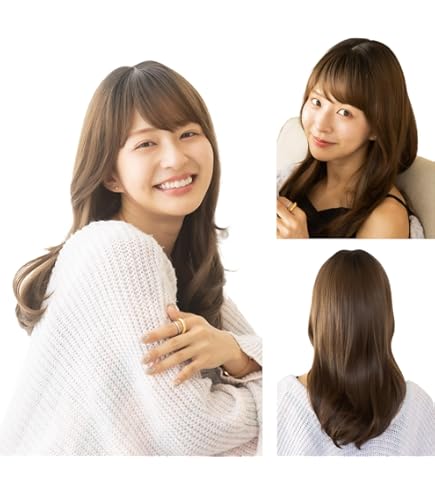 値下げ　リネアストリア　クレッセントミディ　M クレッセントミディ/クレッセントミディ人毛MIX フルウィッグ｜リネ