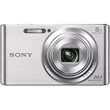 ソニー DSCW830 20.1 MP デジタルカメラ 2.7インチLCD搭載 (シルバー)
