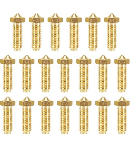 Amazon.co.jp: Anycubic Kobra 2用真鍮ノズル10個、3Dプリンターパーツ