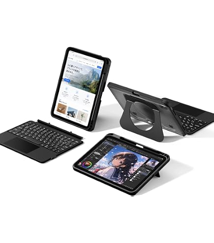 Amazon.co.jp: BORIYUAN iPad 第10/11世代 キーボード ケース 360°回転