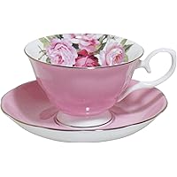 ロイヤルアーデン カップ&ソーサー ボーンチャイナ 240ml バラ柄  ピンク 37138