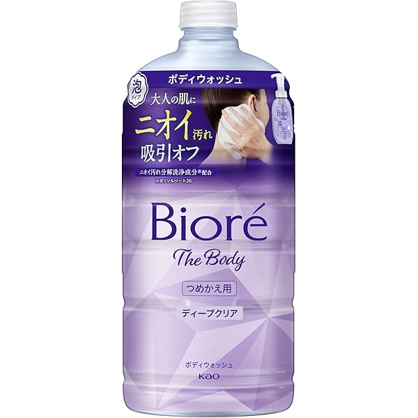 ビオレU ボディウォッシュディープクリア　本体＋つめかえ440ml 7セット ビオレu ザ ボディ泡タイプ ディープクリア つめかえ用 440ml