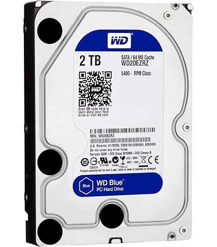 WD 3.5インチHDD 2TB 3台セット Amazon | WD HDD 内蔵ハードディスク 3.5インチ 2TB WD Blue WD20EZRZ