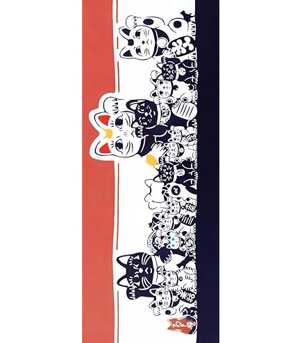 Amazon｜草間彌生展「わが永遠の魂」 限定 水玉 ドット柄 手ぬぐい 赤