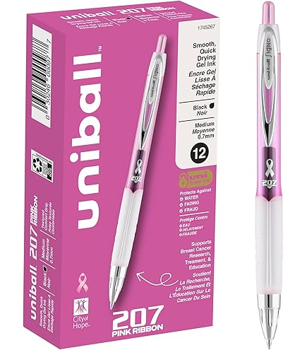 Amazon | Epakh 乳がん啓発ペン バルク ピンクリボンペン 0.5mm 格納式